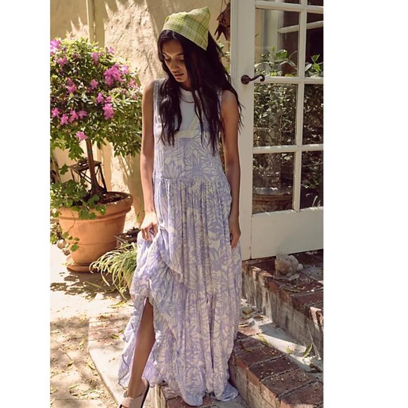 NWT FREE PEOPLE Tiers For You Maxi Slip